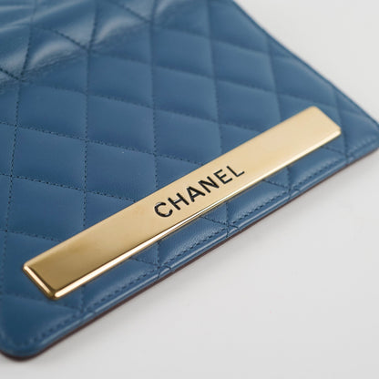 Chanel Lambskin Quilted Long Wallet Blue Series 22 - photo 17