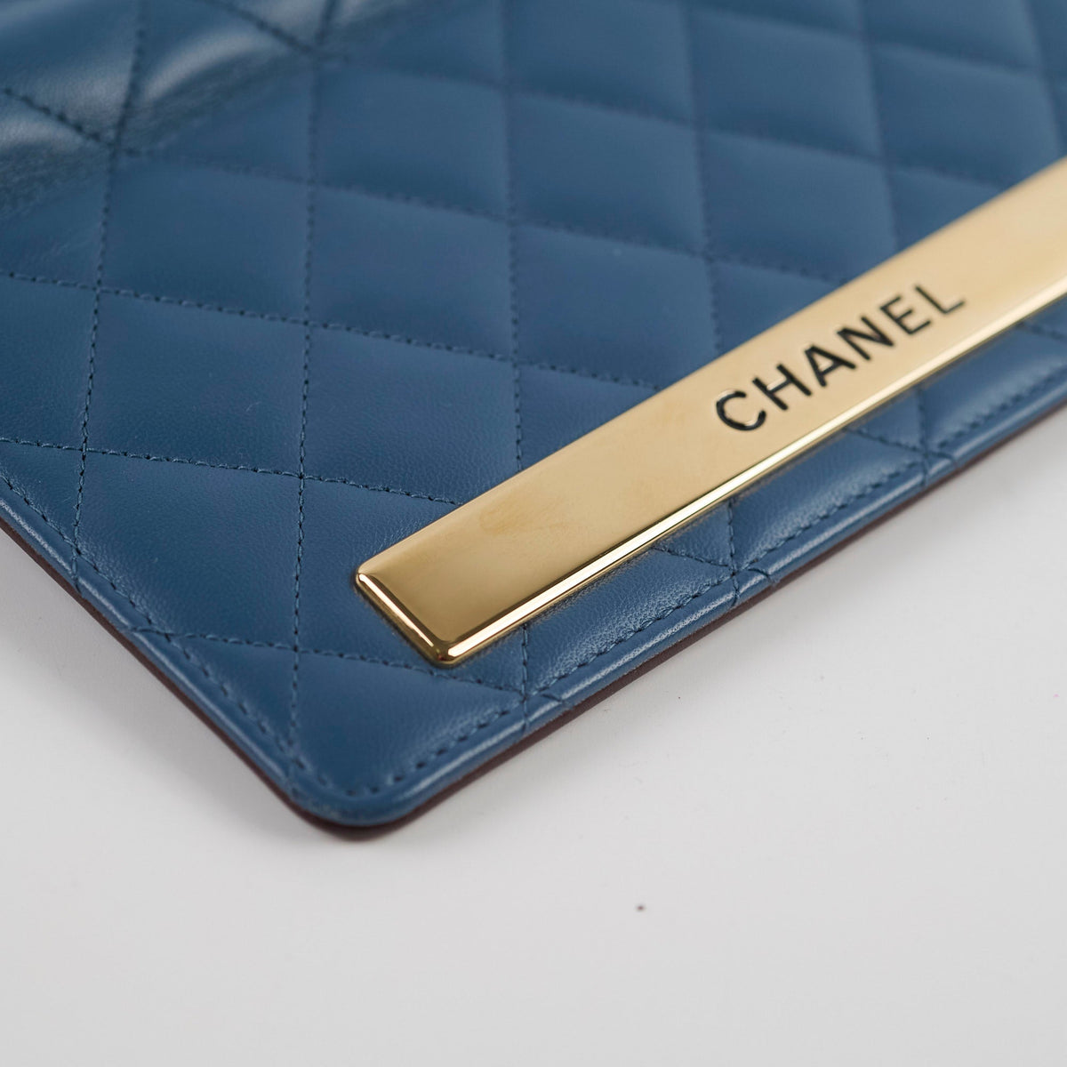 Chanel Lambskin Quilted Long Wallet Blue Series 22 - photo 16