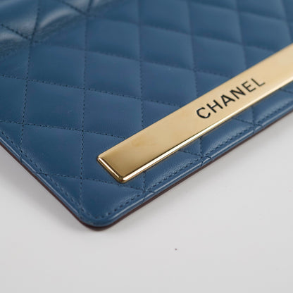 Chanel Lambskin Quilted Long Wallet Blue Series 22 - photo 16