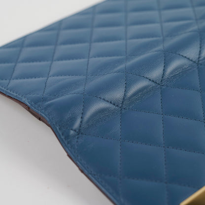 Chanel Lambskin Quilted Long Wallet Blue Series 22 - photo 15