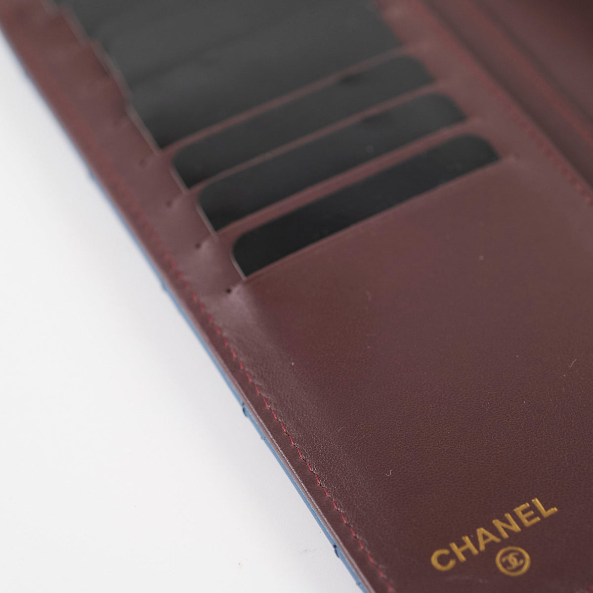 Chanel Lambskin Quilted Long Wallet Blue Series 22 - photo 11