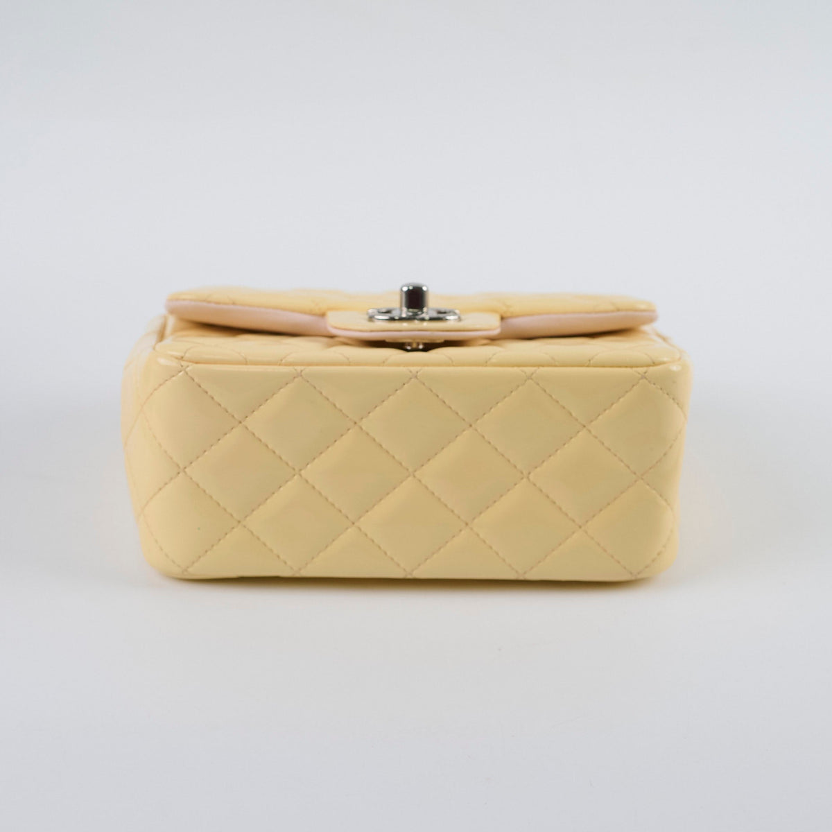Chanel Mini Square Bag Patent Yellow - photo 4