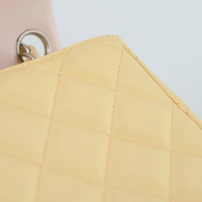 Chanel Mini Square Bag Patent Yellow - photo 8