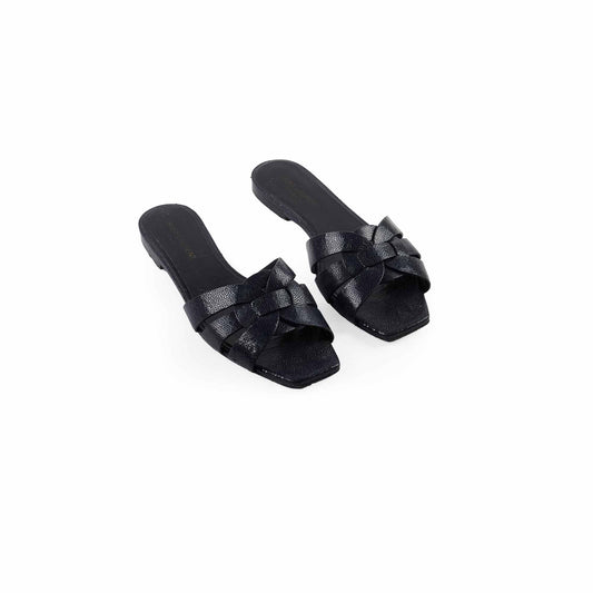 Saint Laurent Tribute Sandals Deep Ocean Size 37.5 - photo 1