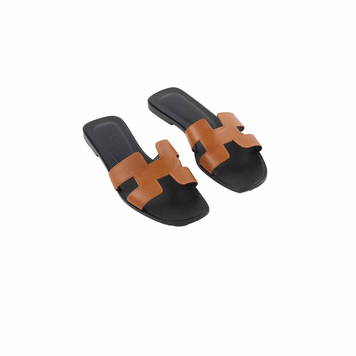 Hermes Oran Sandals Epsom Naturel Size 39.5 - photo 1