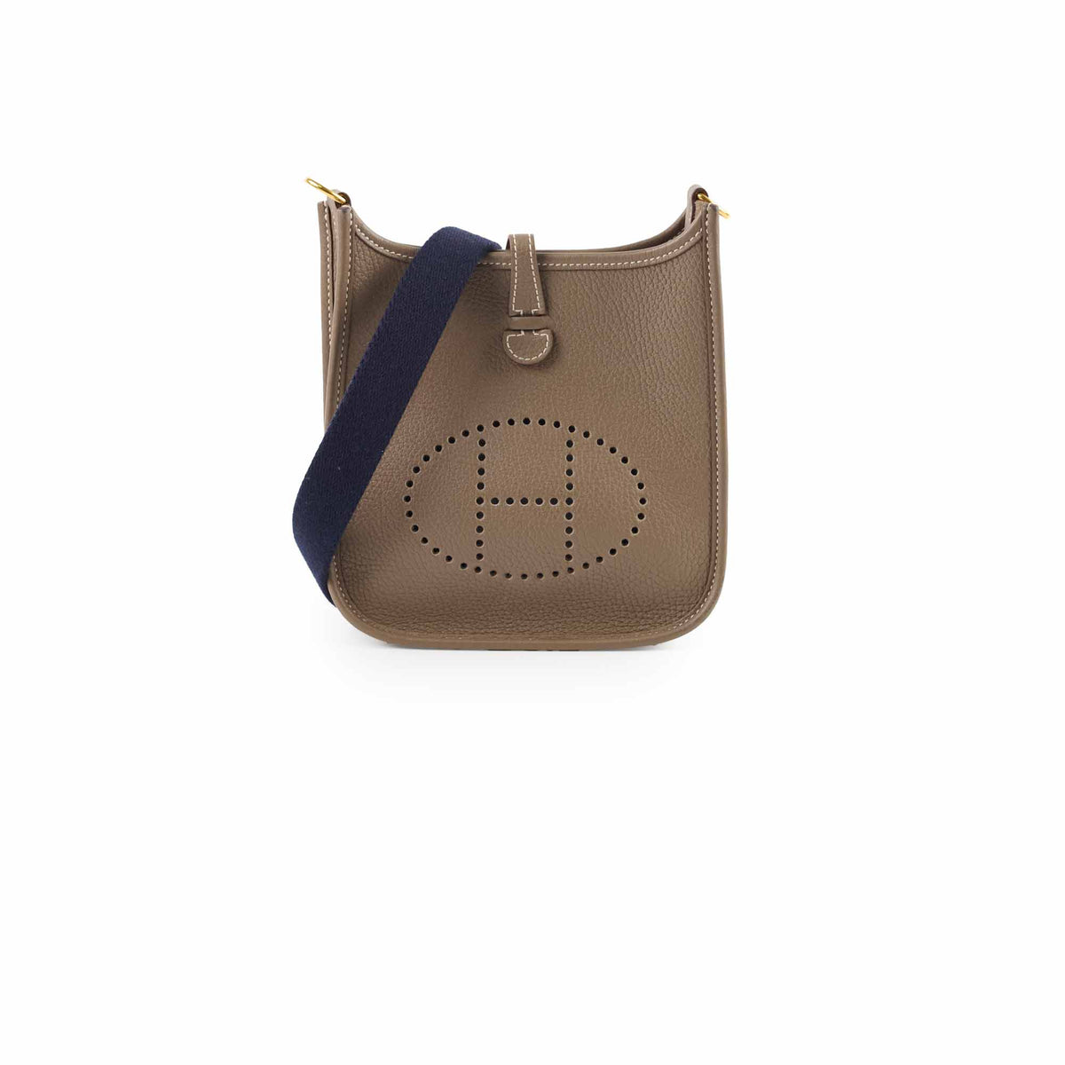 Hermes Mini Evelyn Clemence Etoupe - B Stamp - photo 1