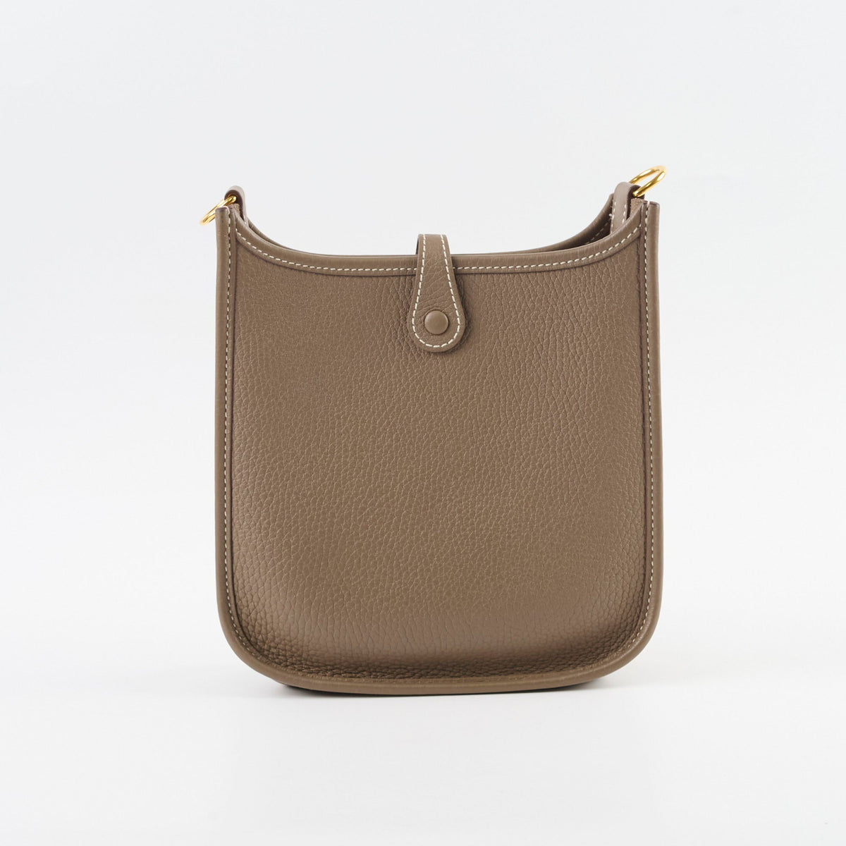 Hermes Mini Evelyn Clemence Etoupe - B Stamp - photo 2