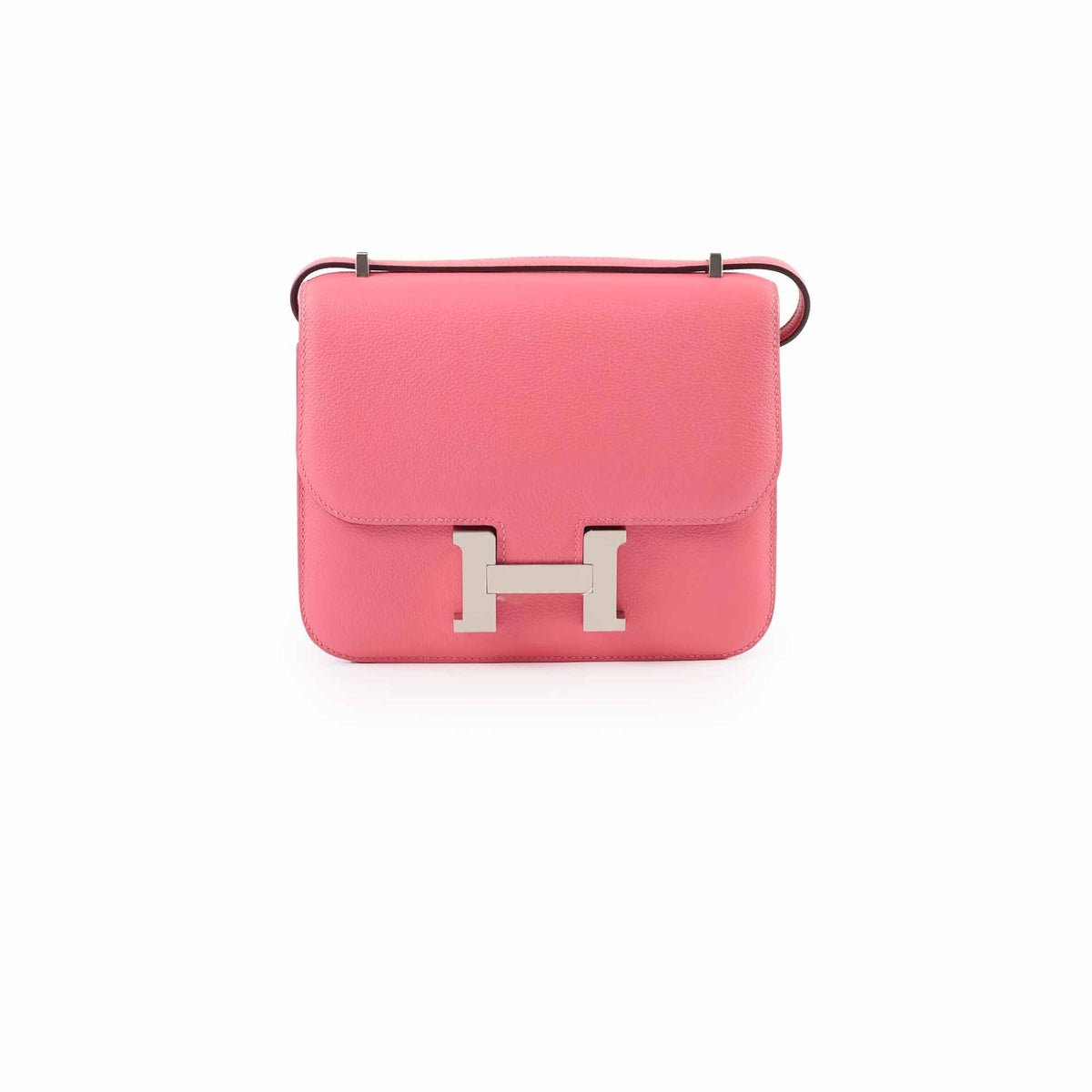 Hermes Mini Constance 18 Rose Azalee Evercolour C Satmp - photo 1