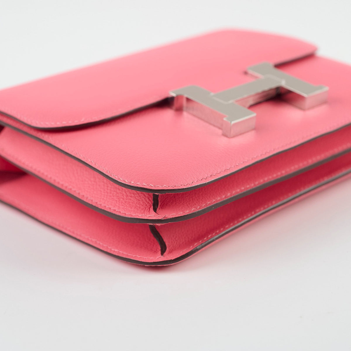 Hermes Mini Constance 18 Rose Azalee Evercolour C Satmp - photo 13