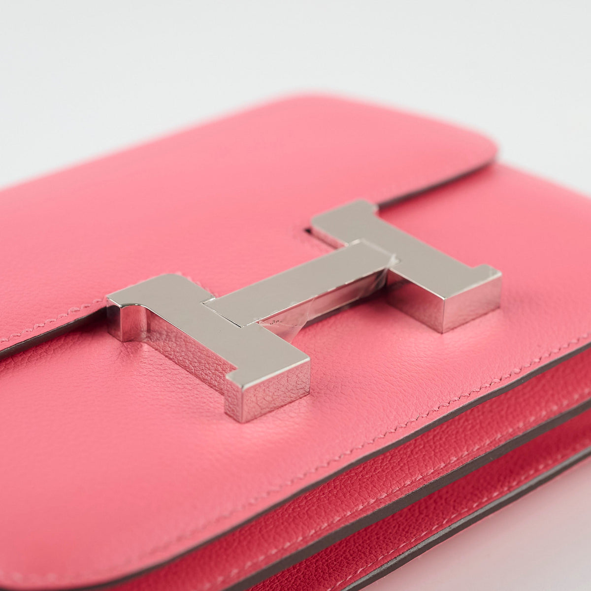 Hermes Mini Constance 18 Rose Azalee Evercolour C Satmp - photo 12