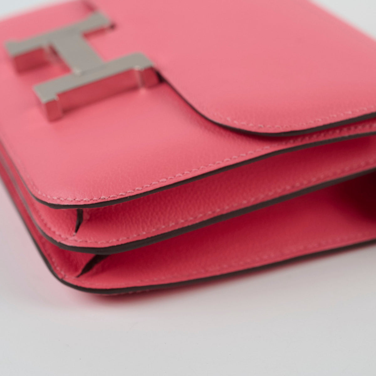 Hermes Mini Constance 18 Rose Azalee Evercolour C Satmp - photo 11