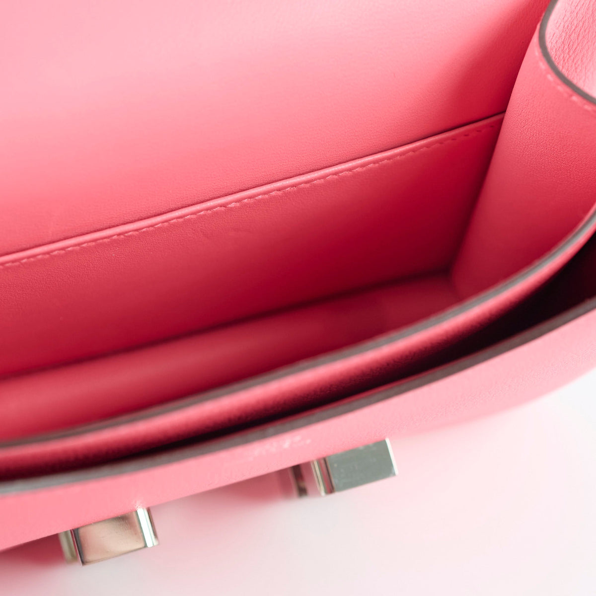 Hermes Mini Constance 18 Rose Azalee Evercolour C Satmp - photo 7