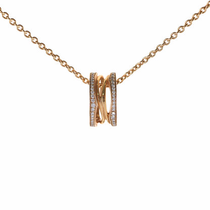 Bvlgari B.Zero1 with Diamonds Necklace Rose Gold - photo 1