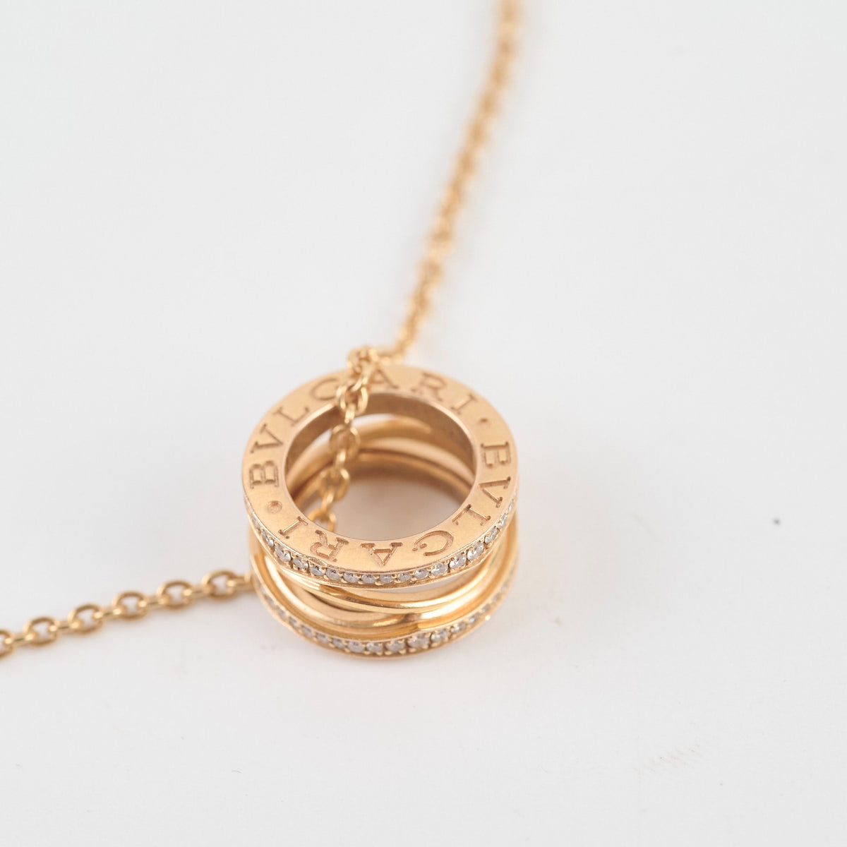 Bvlgari B.Zero1 with Diamonds Necklace Rose Gold - photo 10