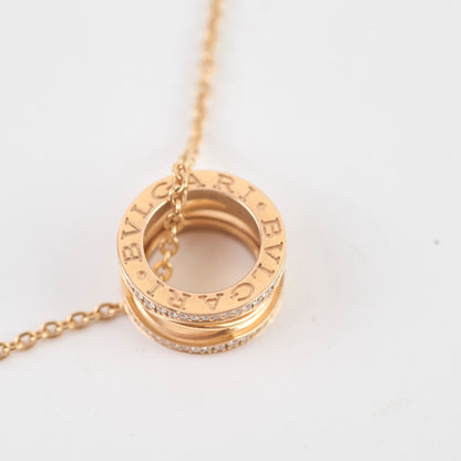 Bvlgari B.Zero1 with Diamonds Necklace Rose Gold - photo 9