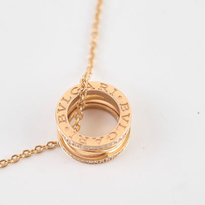Bvlgari B.Zero1 with Diamonds Necklace Rose Gold - photo 8
