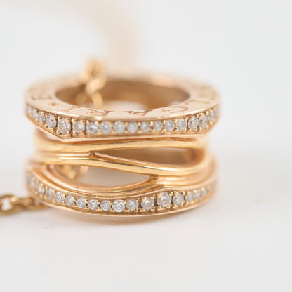 Bvlgari B.Zero1 with Diamonds Necklace Rose Gold - photo 7