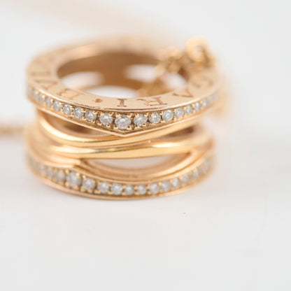 Bvlgari B.Zero1 with Diamonds Necklace Rose Gold - photo 5