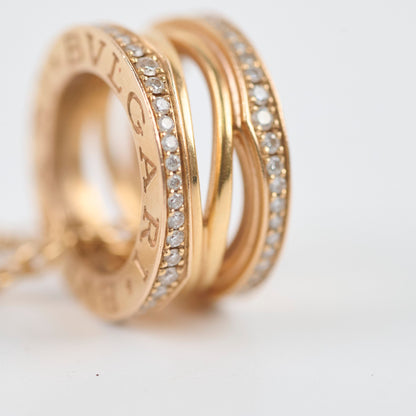 Bvlgari B.Zero1 with Diamonds Necklace Rose Gold - photo 3