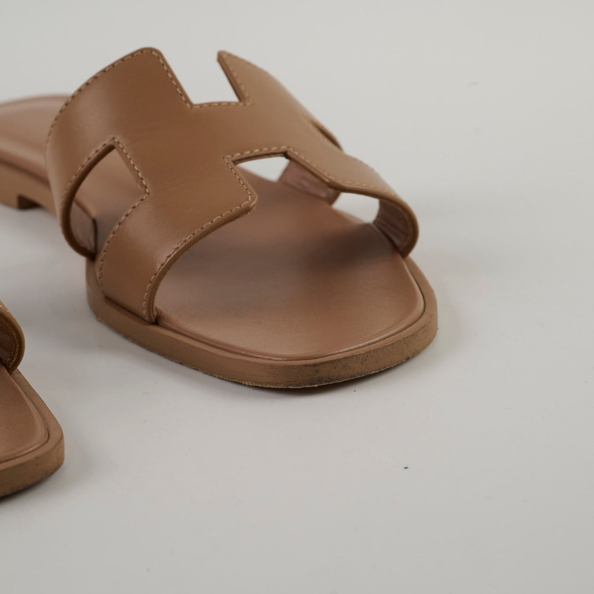 Hermes Oran Slides Beige Lin - photo 6