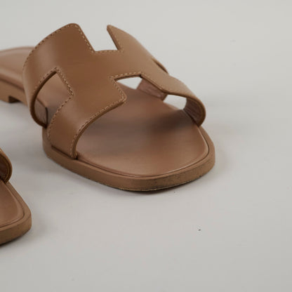 Hermes Oran Slides Beige Lin - photo 6