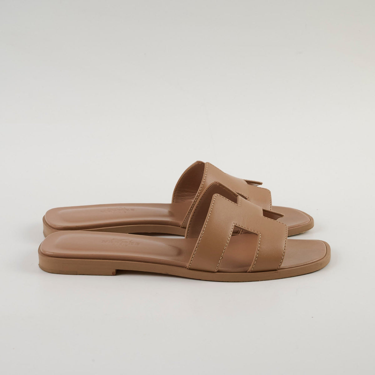 Hermes Oran Slides Beige Lin - photo 3