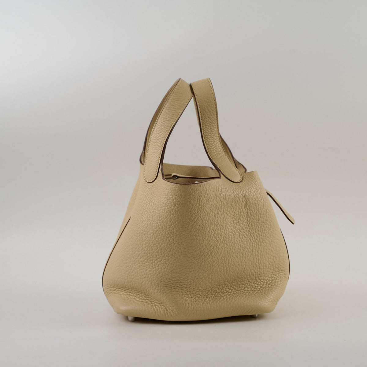 Hermes Picotin 18 (Original Version) Light Beige Stamp Square L - photo 2