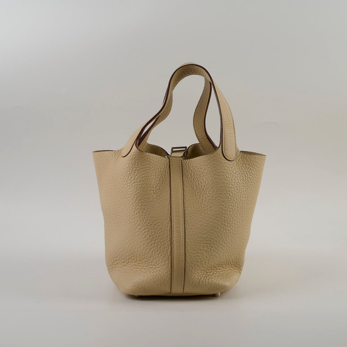 Hermes Picotin 18 (Original Version) Light Beige Stamp Square L - photo 3