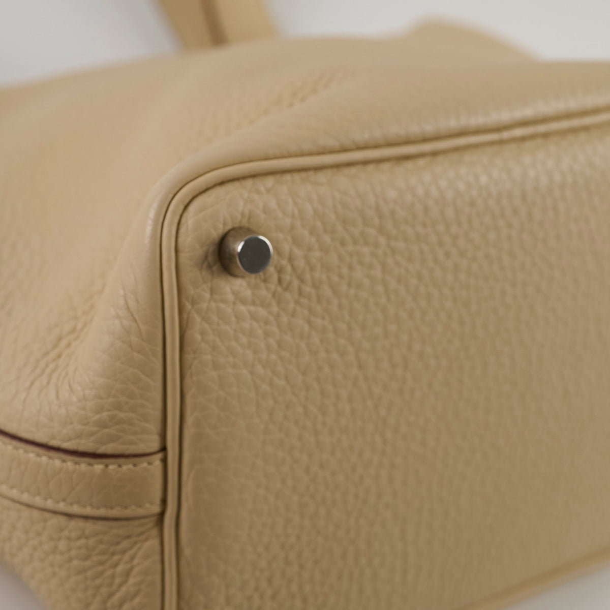 Hermes Picotin 18 (Original Version) Light Beige Stamp Square L - photo 6