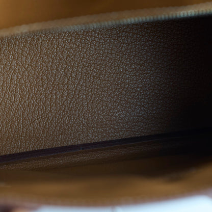 Hermes Birkin 25 Epsom PHW Gold Stamp Square J - photo 5
