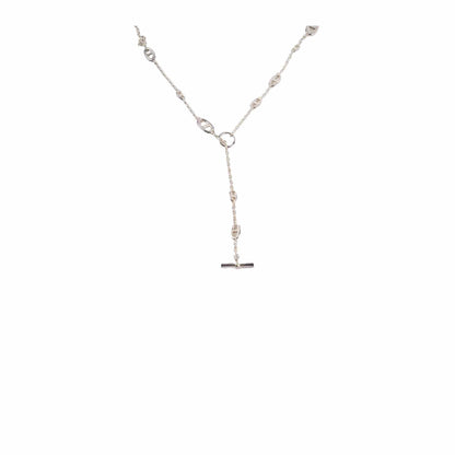 Hermes Farandole Silver Long Necklace 160cm - photo 1