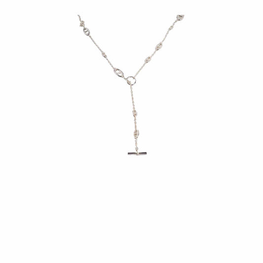 Hermes Farandole Silver Long Necklace 160cm - photo 1