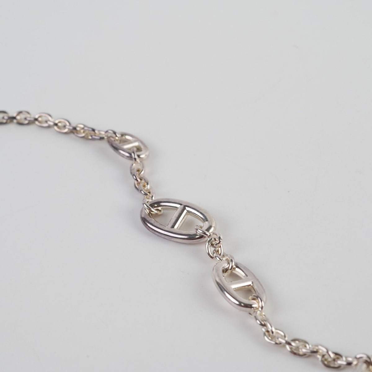Hermes Farandole Silver Long Necklace 160cm - photo 6