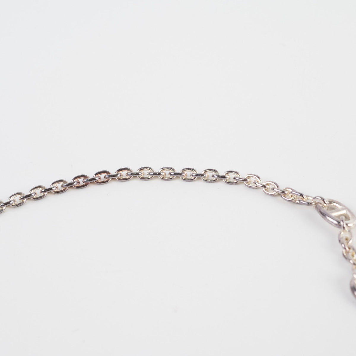 Hermes Farandole Silver Long Necklace 160cm - photo 5