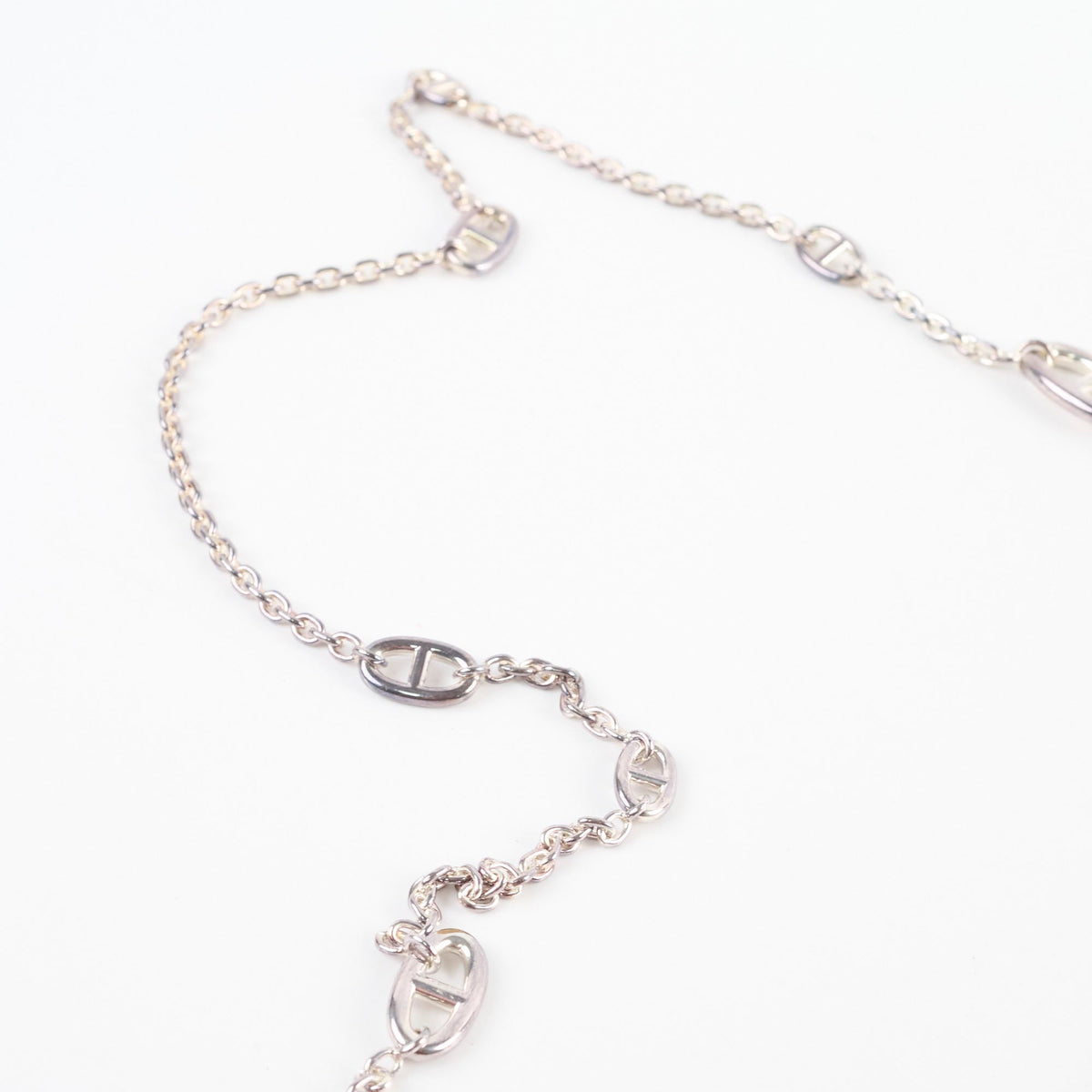 Hermes Farandole Silver Long Necklace 160cm - photo 4
