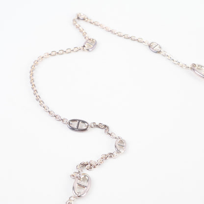 Hermes Farandole Silver Long Necklace 160cm - photo 4