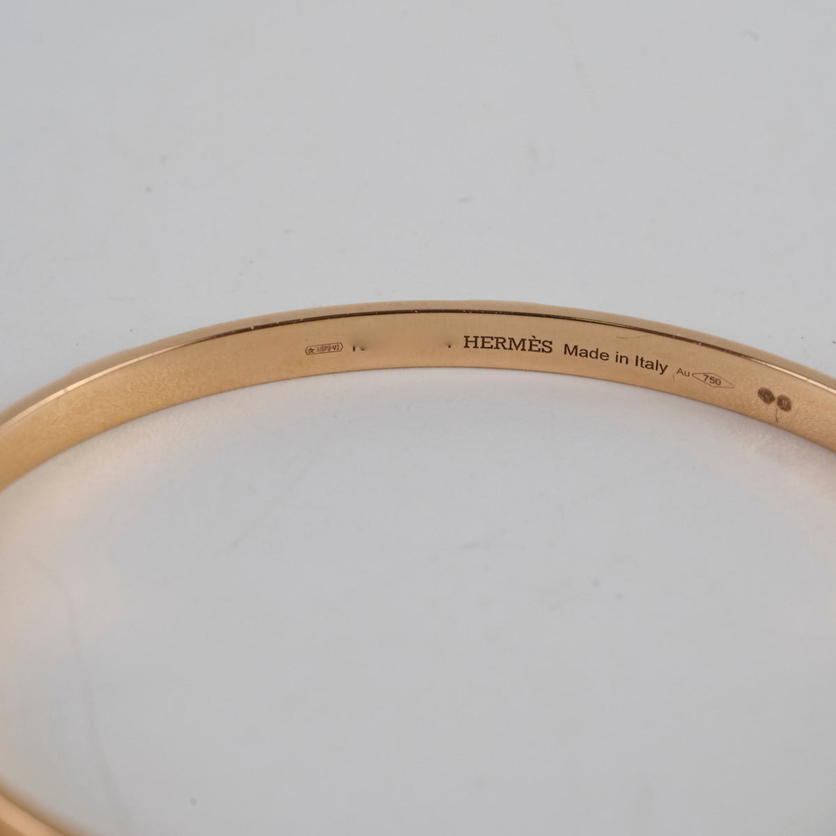 Hermes Mini Clous Rose Gold Bracelet - photo 6