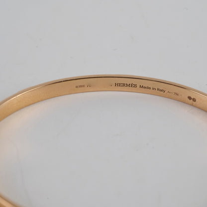 Hermes Mini Clous Rose Gold Bracelet - photo 6