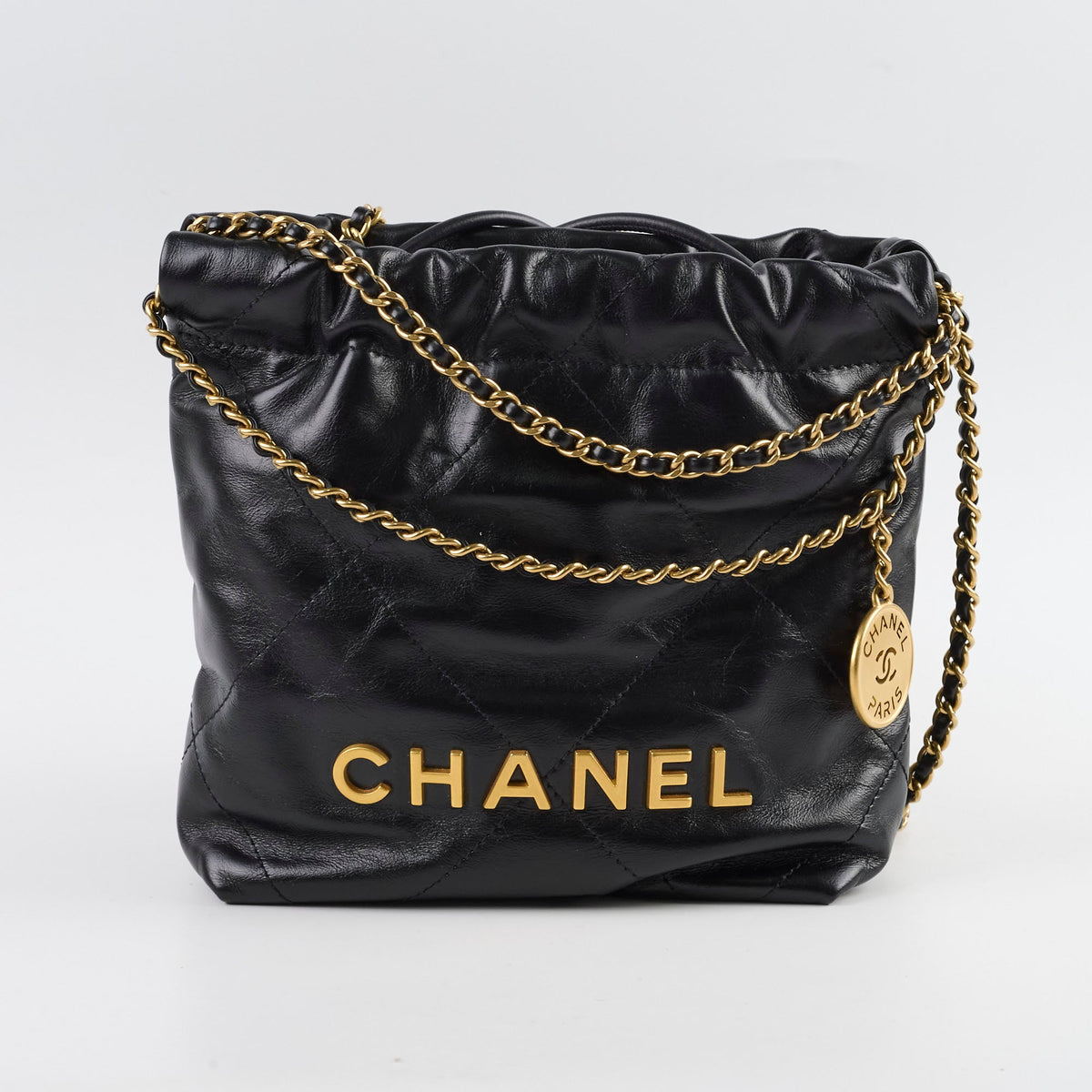 Chanel mini 22 Black (microchip) - photo 2