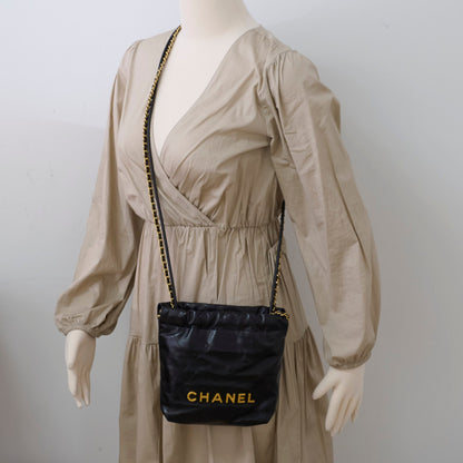 Chanel mini 22 Black (microchip) - photo 15