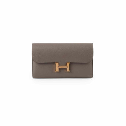Hermes Constance Wallet Epsom Gris Etain - photo 1
