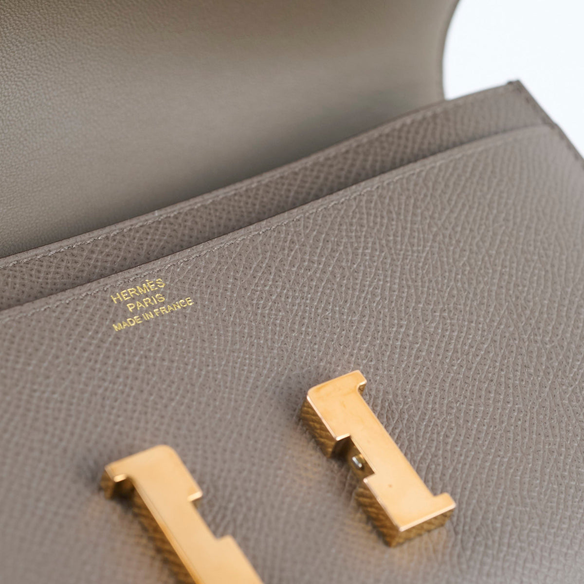 Hermes Constance Wallet Epsom Gris Etain - photo 8
