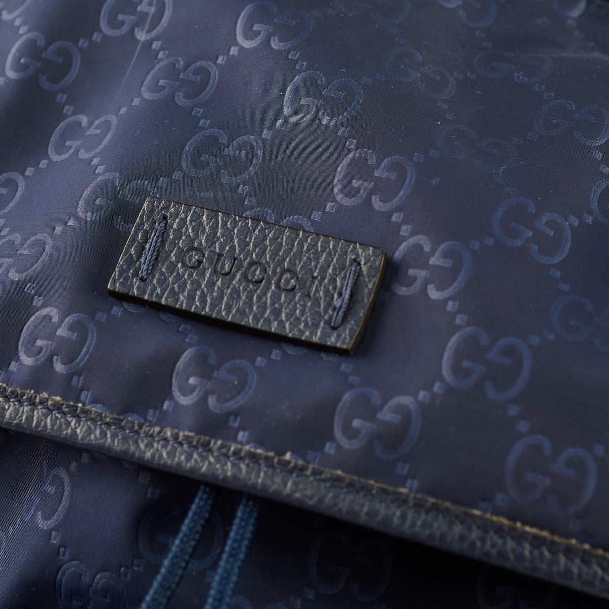 Gucci Guccissima Nylon Backpack Blue - photo 18