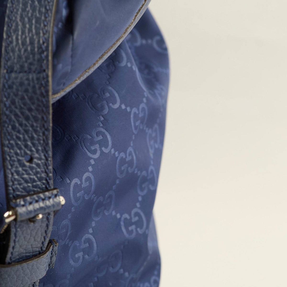 Gucci Guccissima Nylon Backpack Blue - photo 15
