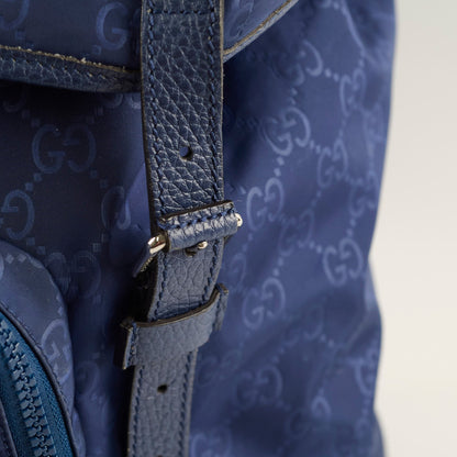 Gucci Guccissima Nylon Backpack Blue - photo 14