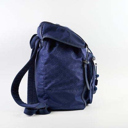 Gucci Guccissima Nylon Backpack Blue - photo 3
