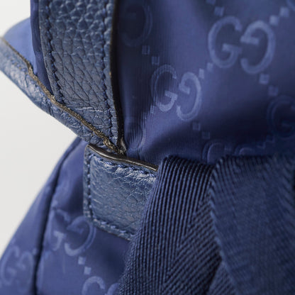 Gucci Guccissima Nylon Backpack Blue - photo 13