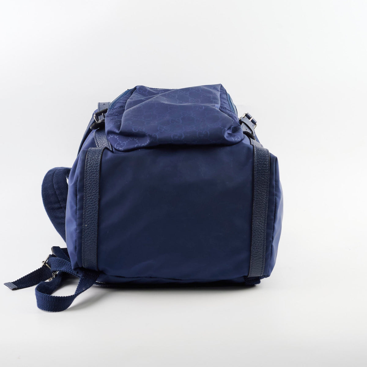 Gucci Guccissima Nylon Backpack Blue - photo 4