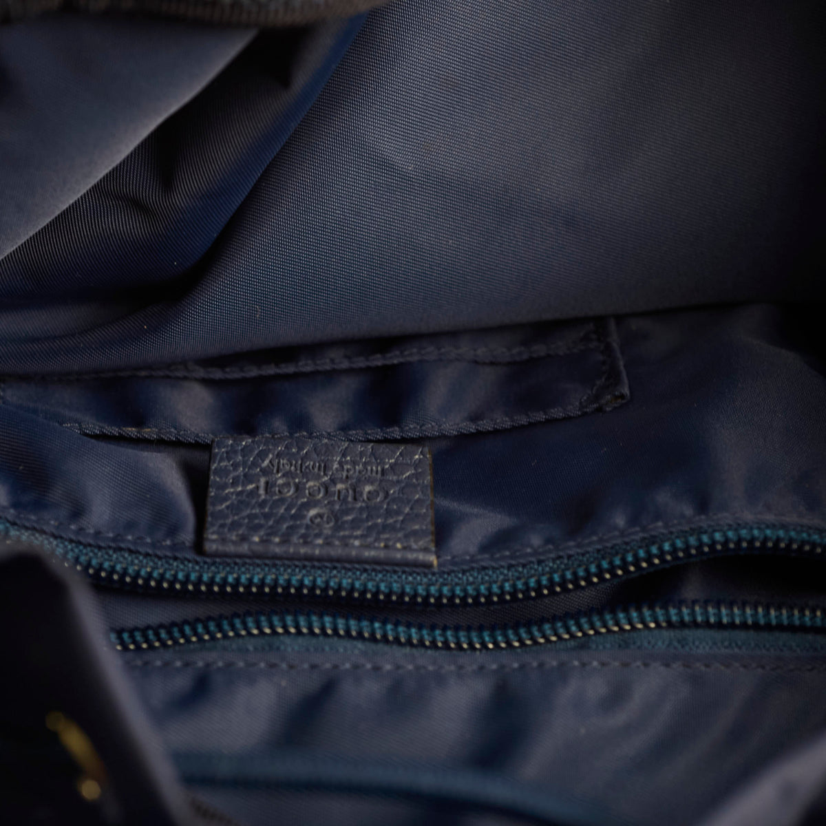 Gucci Guccissima Nylon Backpack Blue - photo 6