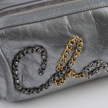 Chanel Signature Bowing Bag Crumpled Metallic Calfskin - photo 10